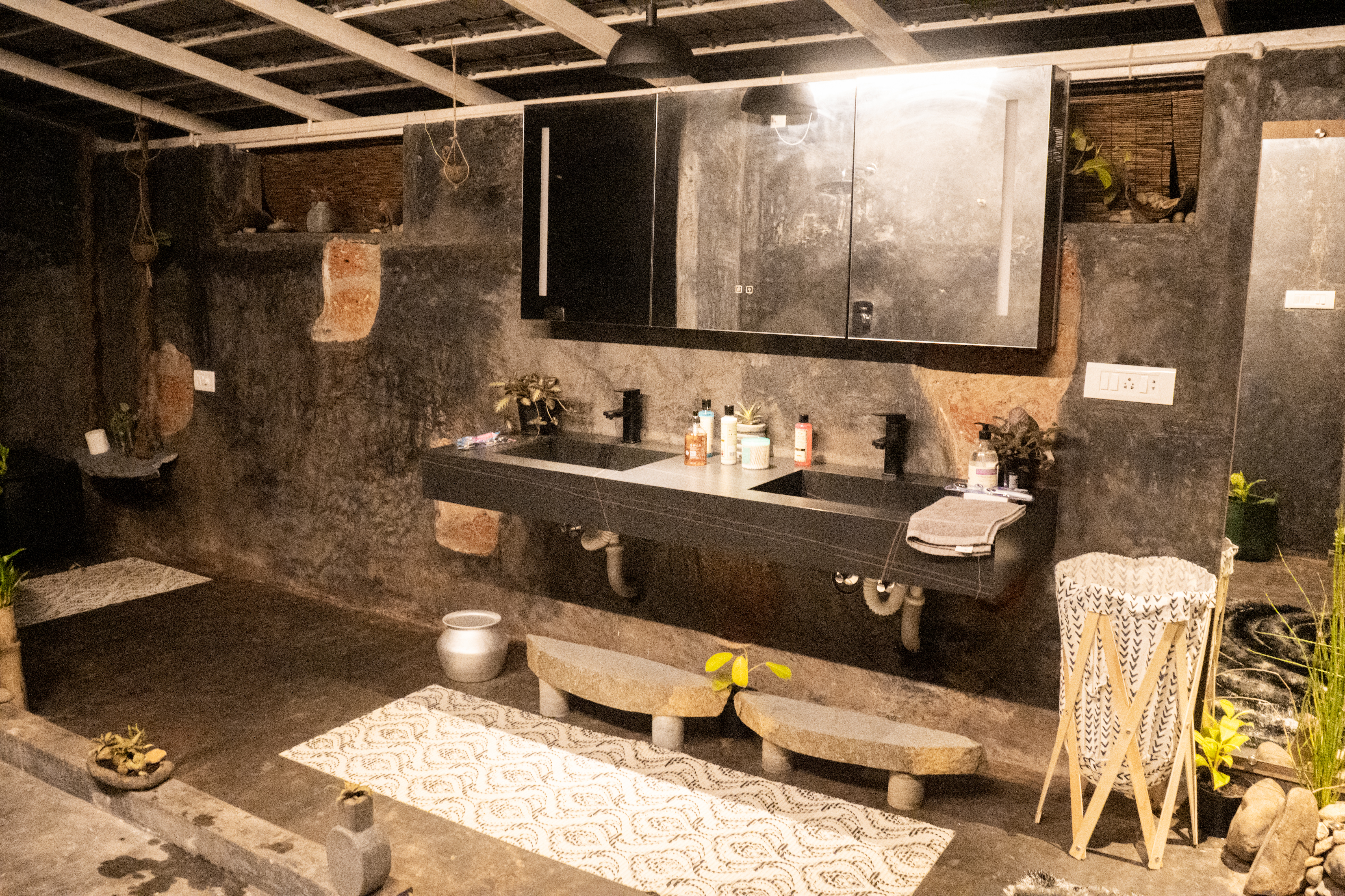 Contemporary Royal Cottage - Step into a spacious, beautifully designed bathroom featuring premium fittings and a serene, spa-like ambiance.