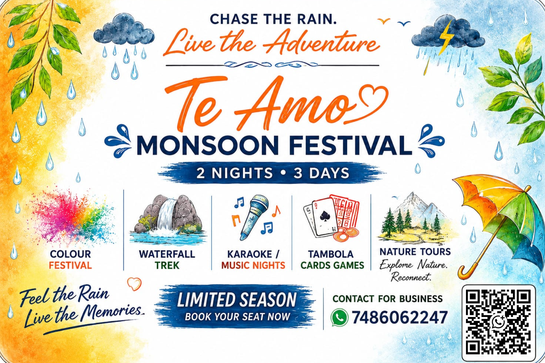 Monsoon Festival Day 1 Itinerary